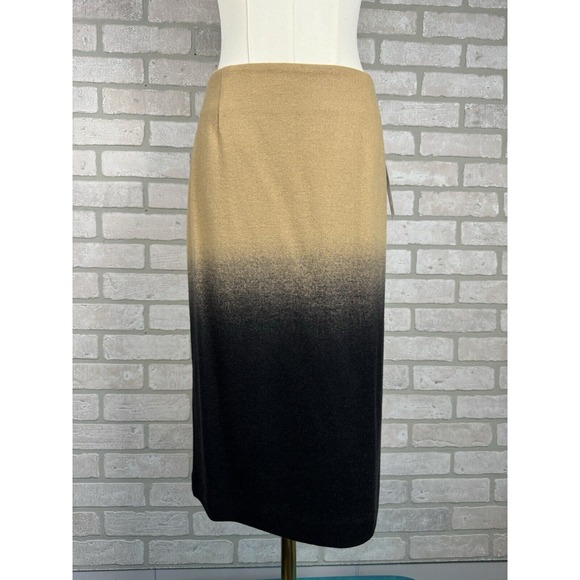 Wool Blend Skirt Mid Length Ombré AK‎ Anne Klein Size 2 - NWT - Picture 1 of 8